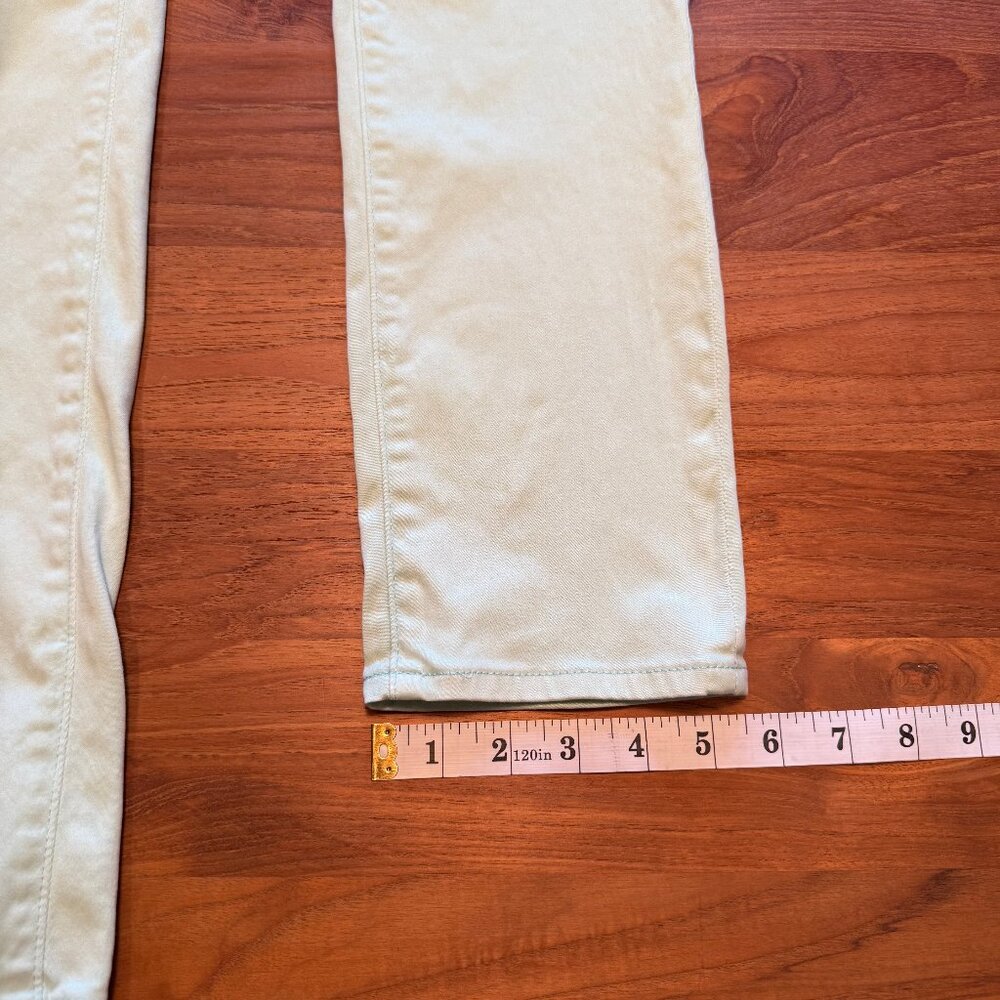 AG The Stilt Cigarette Leg x Calypso‎ St. Barth Light Mint Green 26 Regular - Picture 7 of 8